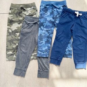 Lot of 4 Gap Pants Size 4T, Playtime Favorites Sweatpants and Jogger Pant